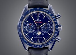 Omega Speedmaster Professional Moonwatch Moonphase 304.93.44.52.03.001 (2022) - Blauw wijzerplaat 44mm Keramiek